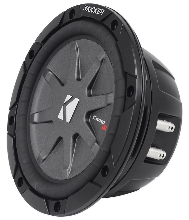 Kicker 40CWRT671 6-3/4" CompRT67 Sub 300W 1 Ohm DVC Shallow Mount Car Subwoofer N4