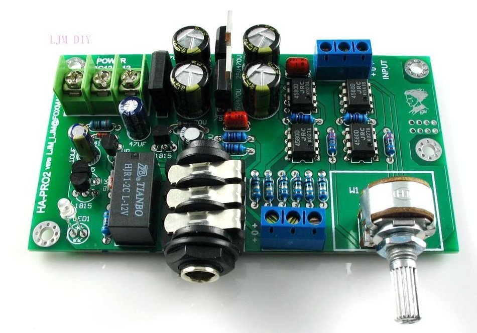 HA-PRO2 Headphone Amplifier Board Ultra-low Noise Low distortion w/ALPS 27 DIY KIT N4