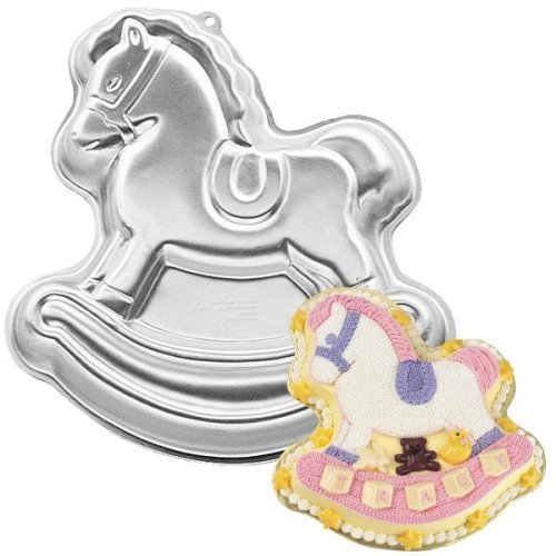 Wilton Cake Pan: Rocking Horse (2105-2388, 1984) by Wilton