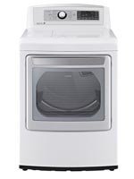 LG DLGX5681W SteamDryer 7.3 Cu. Ft. White With Steam Cycle Gas Dryer
