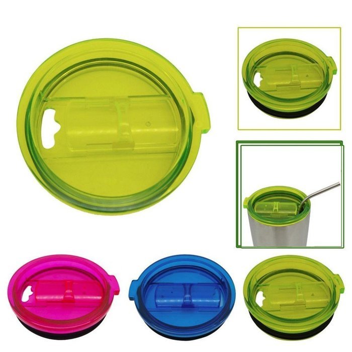 Morecome Spill And Splash Resistant Lid With Slider Closure For 20 Oz (Pink) N8