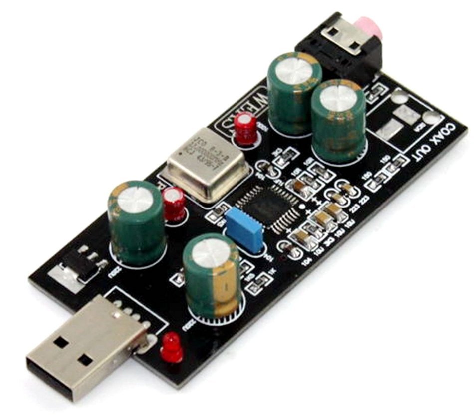 PCM2706 OTG Sound Decoder Module w/ Coaxial Output + 3.5 Analog Output