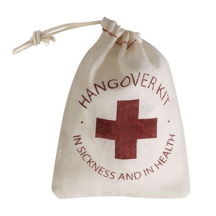 Bigbig_top 4" X 6" Muslin Hangover Kit Wedding Favor bags Wonderful for Bachelorette or Bachelor Parties (10) N2
