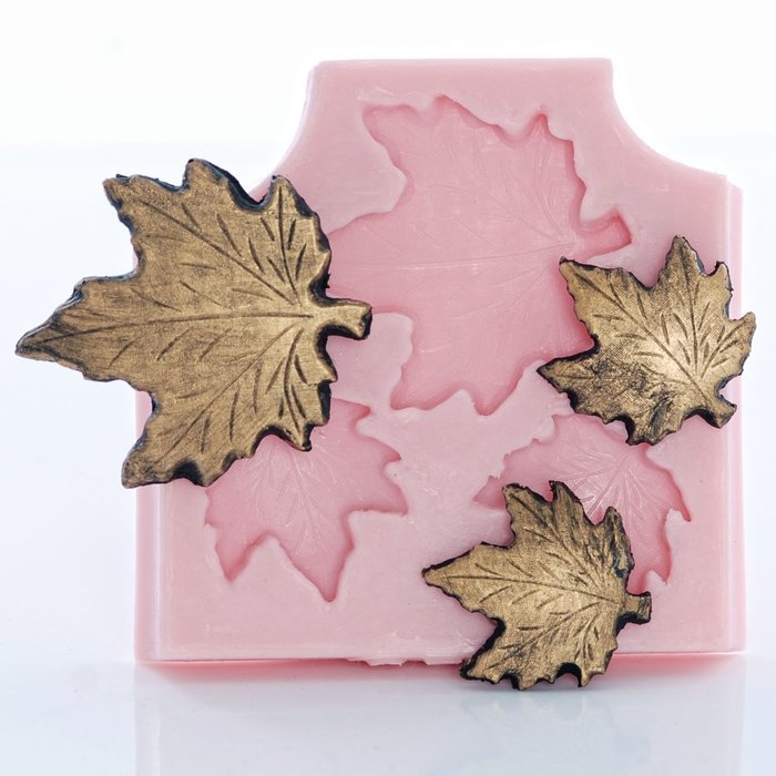 Maple Leaf Silicone Mold use with Fondant, Candy, Chocolate, Food Safe, Polymer Clay, Resin Mold, Epoxy Perfect... N5