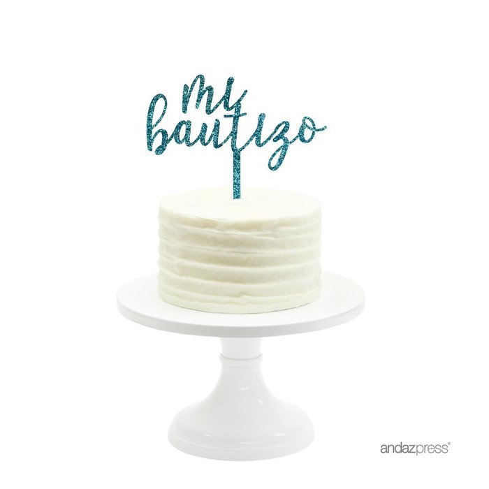 Andaz Press Baby Shower Acrylic Cake Toppers, Gold Glitter, Oh Baby, 1-Pack, Nautical Ocean Themed Party Decor... N42