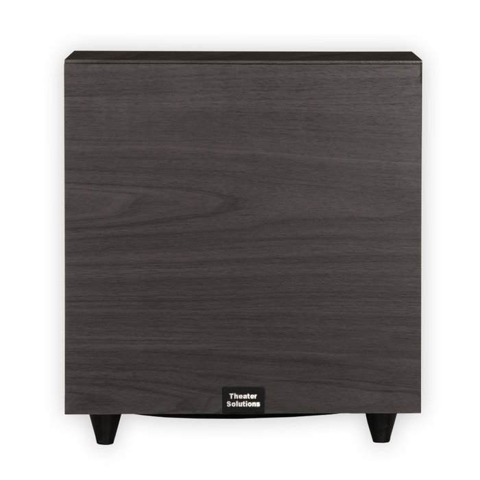 Theater Solutions SUB12D 500 Watt 12-Inch Surround Sound Home Theater Powered Down Firing Subwoofer (Black) N4