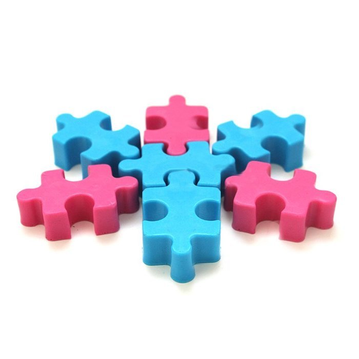 Baidecor Puzzle Silicone Chocolate Molds Candy Mold Set Of 3 N5