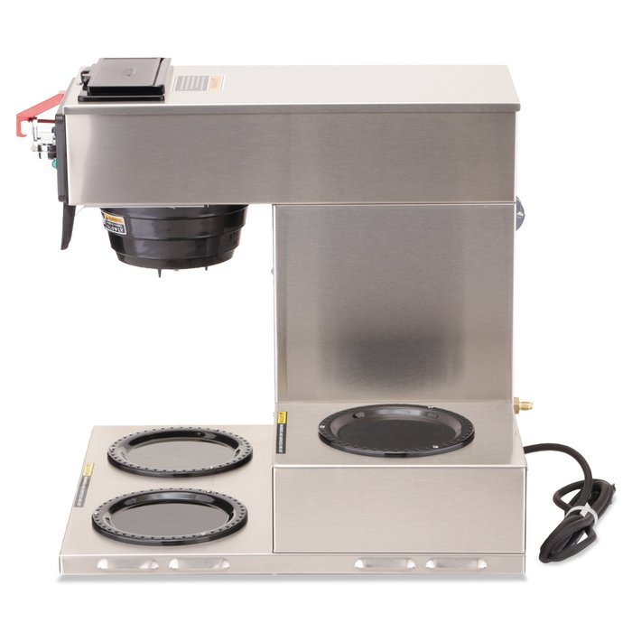 Bunn 12950.0212 CWTF15-3 Automatic Commercial Coffee Brewer with 3 Lower Warmers N4