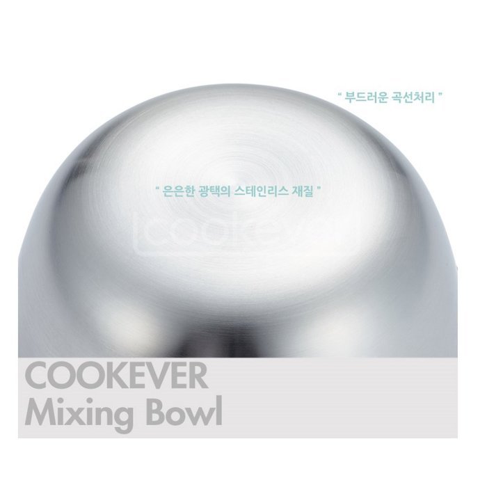 18-10 Stainless Steel Kitchen Mixing Bowl Cooking Baking Serving Salad Bowl 1PC (22cm) N5
