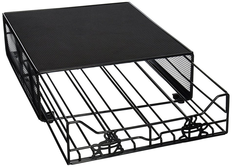 Southern Homewares Keurig Vue Cup Storage Drawer, Holds 36 Vue Pods, Black N3