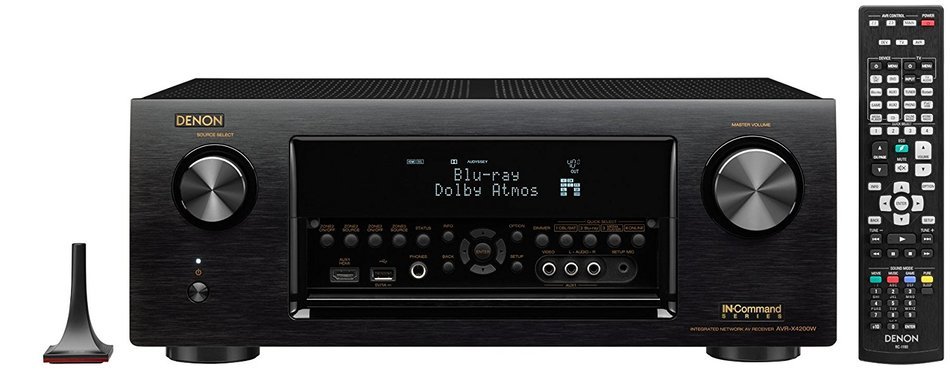 Denon AVRX4200W 7.2 Channel Full 4K Ultra HD AV Receiver with Bluetooth and Wi-Fi N4