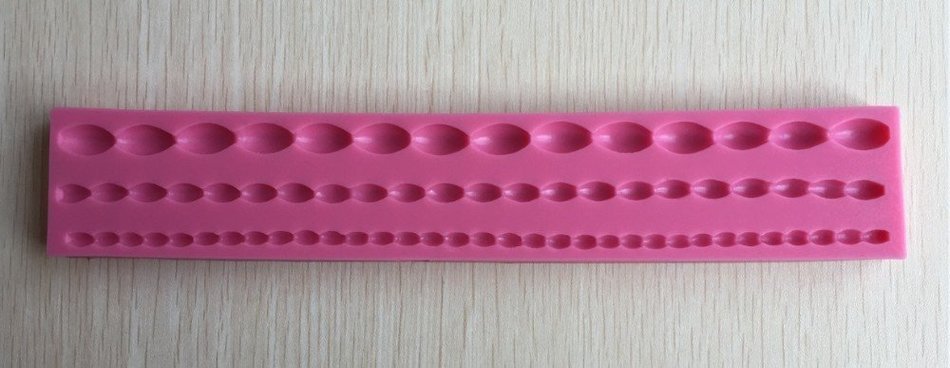 Anyana Three Strings Of Pearls Silicone Fondant Mold Cake Decorating Pastry Gum Pastry Tool Kitchen Tool Sugar...
