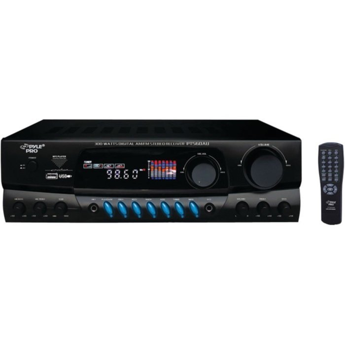 PYLE PT560AU 300-Watt Digital AM/FM/USB Stereo Receiver Consumer Electronics