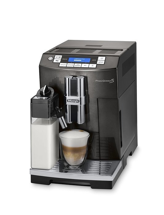 DeLonghi America ECAM28465B Prima Donna Fully Automatic Espresso Machine with Lattecrema System, Black N6