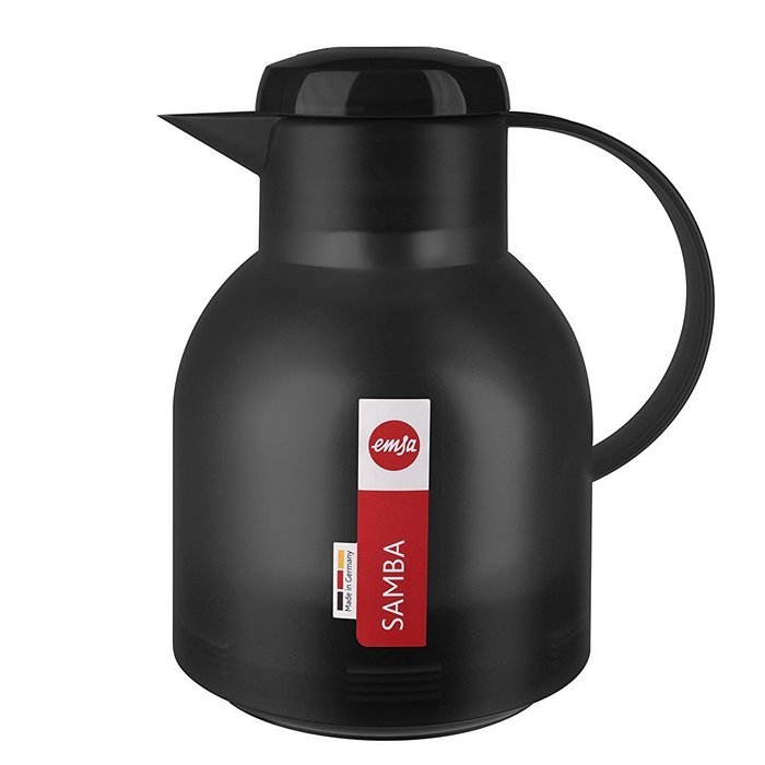 Emsa Samba Quick Press Insulated Server, 34-Ounce, Translucent Eggplant N29