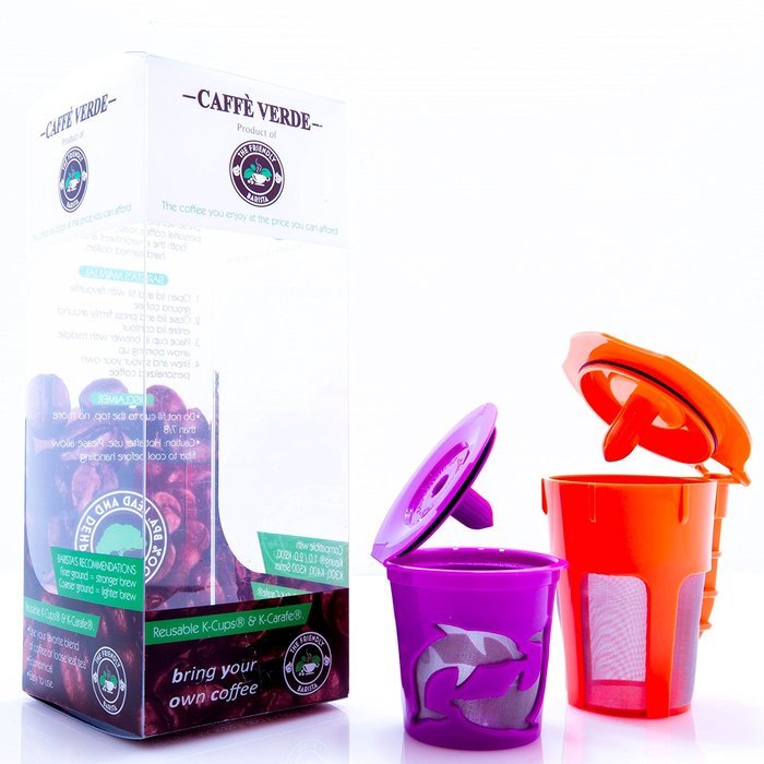 Reusable K Cup & K Carafe Filter for Keurig 2.0 Starter Kit - Compatible with Keurig 2.0: K200, K300, K400, K500... N7