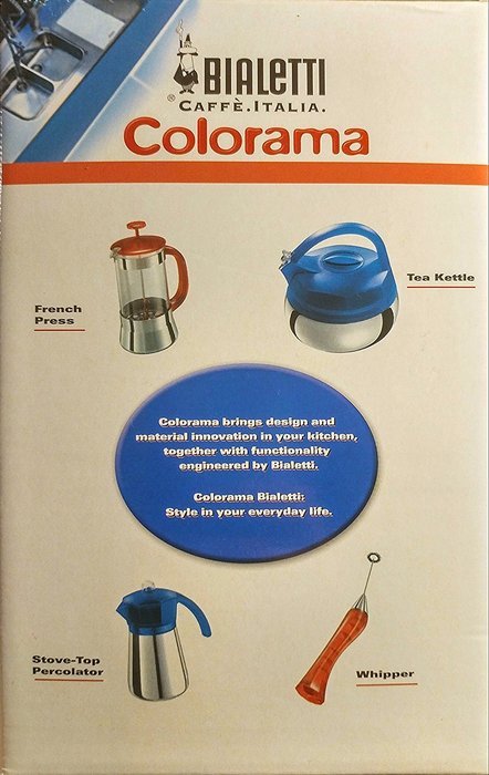 Bialetti Colorama Stove Top Percolator ( Black Top ) N3