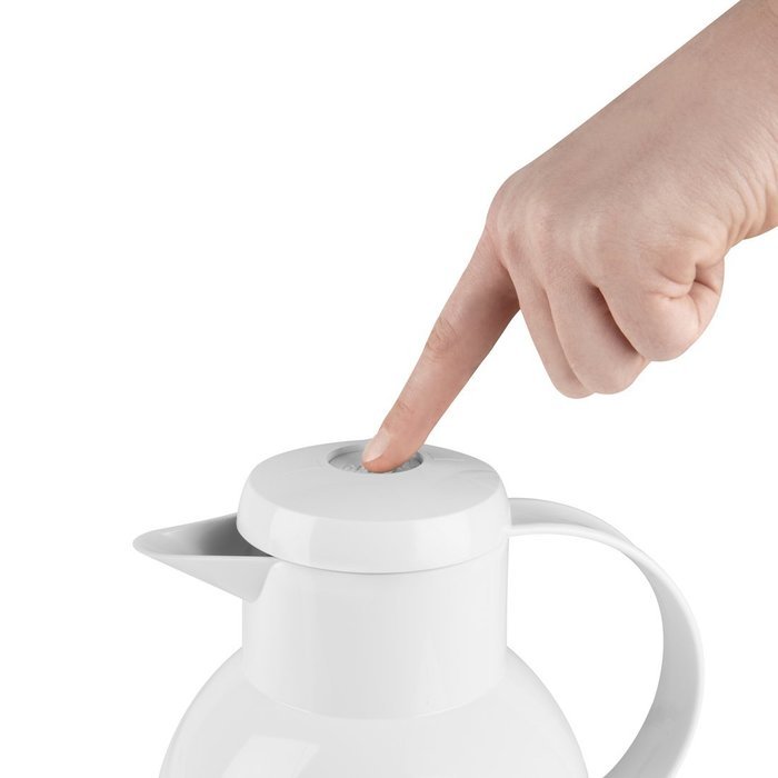 Emsa Samba Quick Press Insulated Server, 34-Ounce, Translucent Eggplant N35