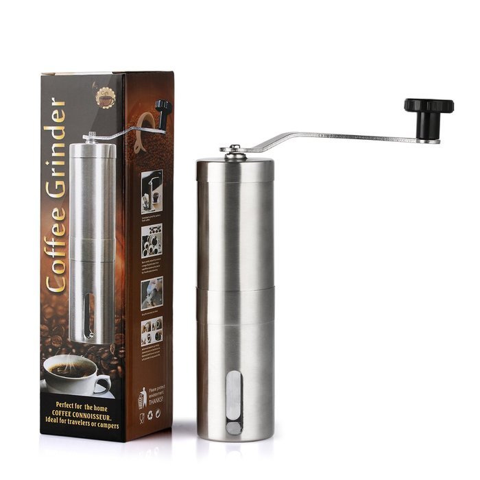 HOMETEK Manual Coffee Grinder Premium Ceramic Burr Spice Mill Precise Stainless Steel Aeropress Compatible Consistent... N2