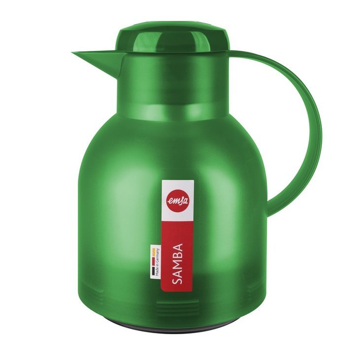 Emsa Samba Quick Press Insulated Server, 34-Ounce, Translucent Eggplant N46