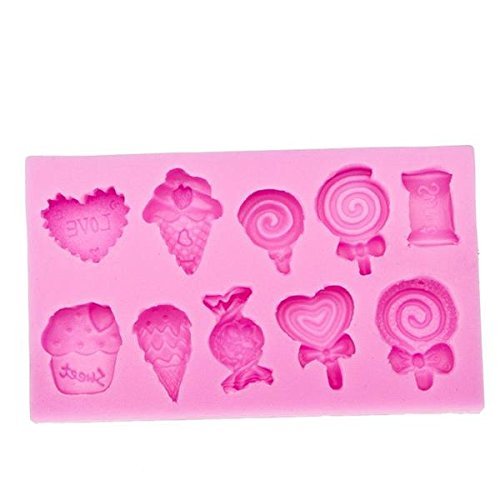 HT BAKEWARE | Ice Cream and Lollipop Silicone Mold N4
