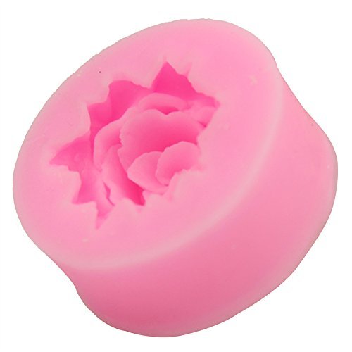 Let'S Diy Rose Shape Candy Jello 3D Silicone Mold Mould Cake Tools Bakeware Pastry Bar Soap Mold N3