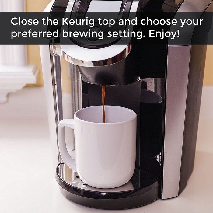 Reusable Carafe and Single-serve Filter (Bundle) - Refillable Keurig Coffee Filter - Compatible with Keurig 2.0... N2