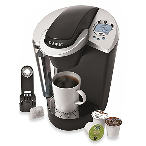 Keurig K65 single cup brewing home system w water filter kit and 24 assorted Kcups