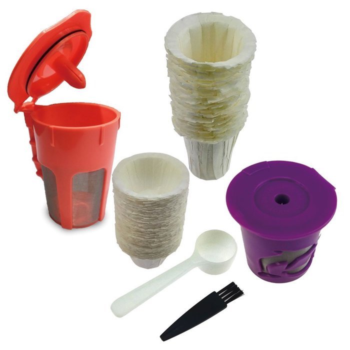 K Carafe Reusable Coffee Filter and Refillable K Cup by MG Coffee for Keurig 2.0, K200, K250, K300, K350, K400... N2
