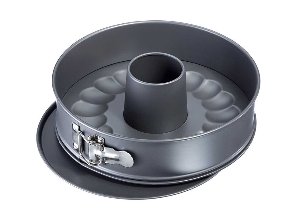 Westmark 32652270 Nonstick Springform Pan With 2 Bases, 9.5", Gray