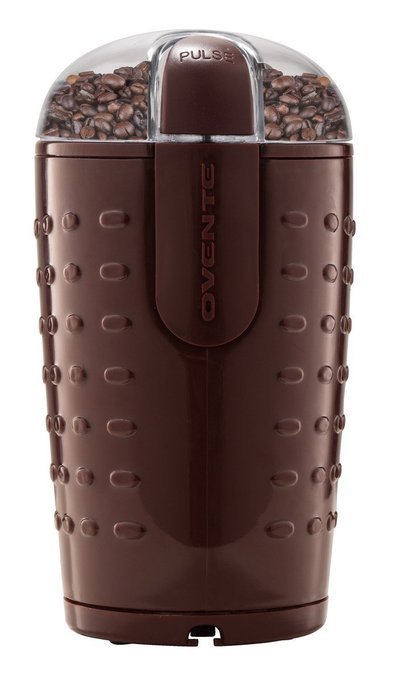 Ovente CG225B Electric Grinder with Stainless Steel Blades for Coffee Beans, Spices, Nuts, Grains, Black N7