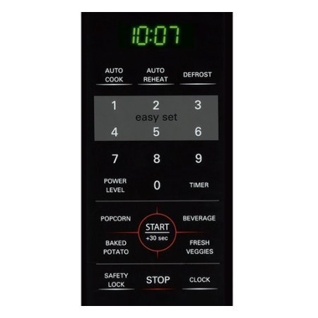 Frigidaire 0.7 Cu Ft 700W Countertop Microwave Oven, Model:FFCM0724LB/color:Black N3