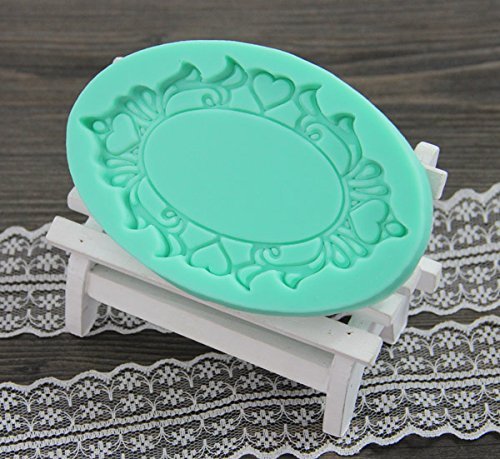 Anyana Vintage Picture Frame Photo Frame Silicone Fondant Mold Cake Decorating Pastry Gum Pastry Tool Kitchen... N2
