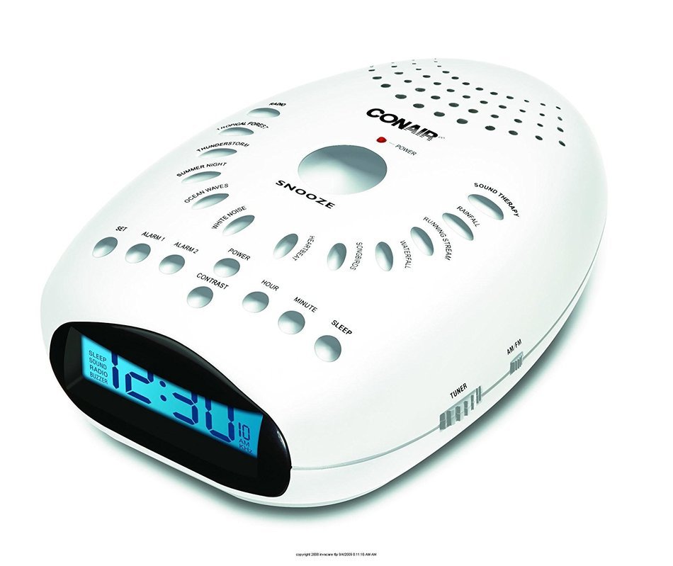 Sound Therapy and Relaxation Clock Radio, Sound Therapy Clock Radio, (1 CASE, 4 EACH)