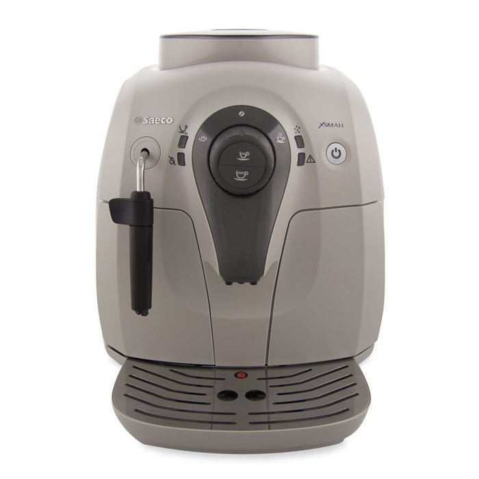 Saeco Xsmall HD8645/57 Superautomatic Espresso Machine - White & Beige (Certified Refurbished)