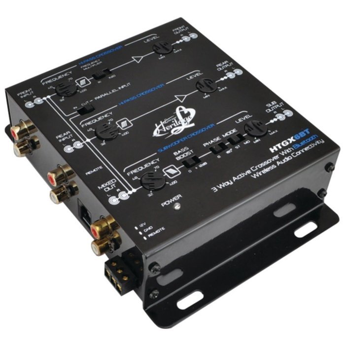 LANZAR HTGX6BT 3-Way Active Crossover with Bluetooth(R) Audio Connectivity Consumer Electronics