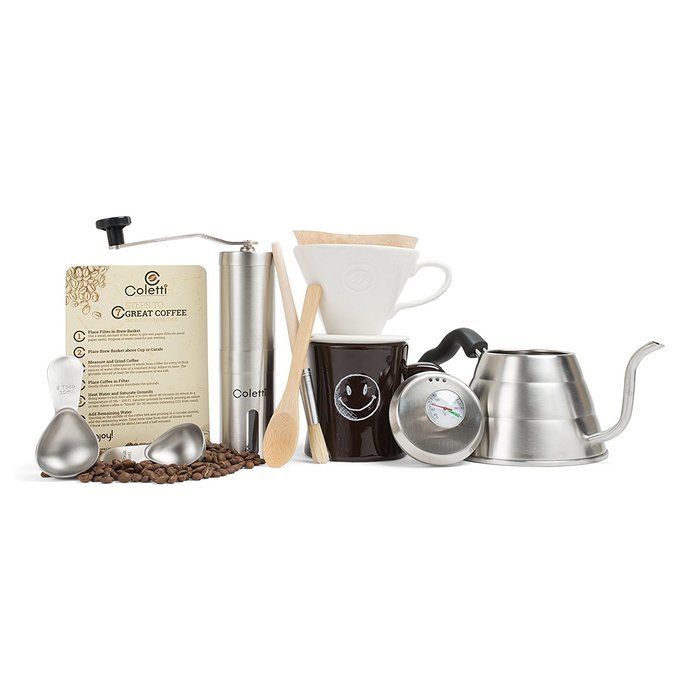 Coletti COL107 Complete 10 Piece Pour Over Coffee Set N6