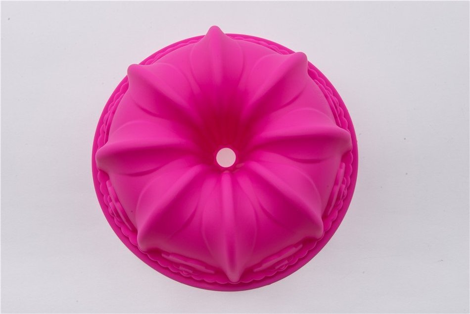 Single Cavity Big Flower Shape Cake Baking Mold Food Grade Heat Resistant N5