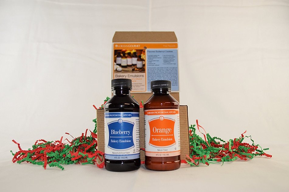 Gift Pack,Blueberry and Orange Bakery Emulsions,4oz ea