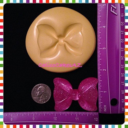 Large Fondant Bow Mold Chocolate Candy Gumpaste Isomalt Soap Resin Clay