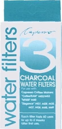 Capresso 3 Pack Charcoal Water Filters