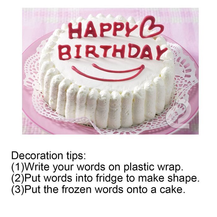 bouti1583 3 Pcs Gourmet Painting Pen Baking Cookies DIY Painting Pen Cake Bread Chocolate Painting Pen Cake Decoration... N5