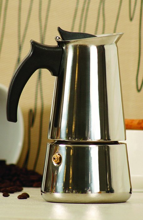 Holstein Housewares H-08005 4 Cup Stainless Steel Espresso Maker
