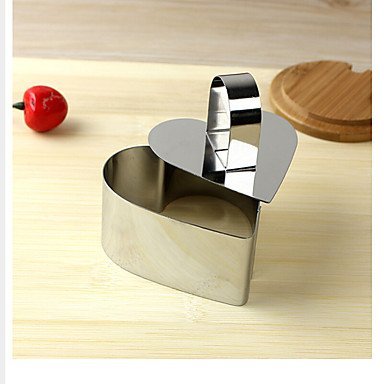 Sher Heart Shape Mousse Cake Pastry Mold Fondant Cake Decorating Tools Layer Slicer Cutter DIY Hot Cooking