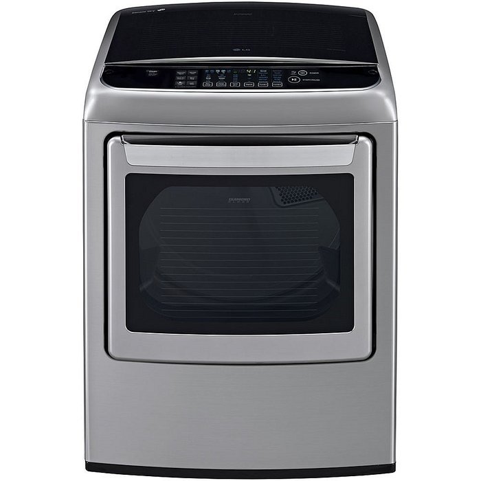 LG DLGY1702VE 7.3 cu. ft. Ultra Large Capacity High Efficiency Front Control SteamDryer&trade; with EasyLoad&trade; Door
