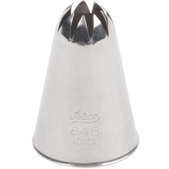 Stainless Steel Cake Decorating Closed Star Pastry Tube