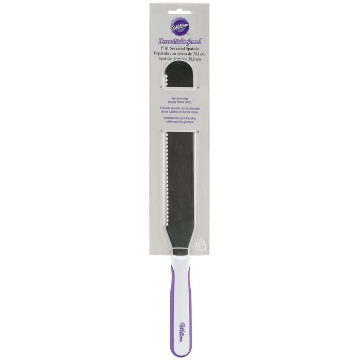 Wilton 409-7700 Serrated Spatula, 15-Inch
