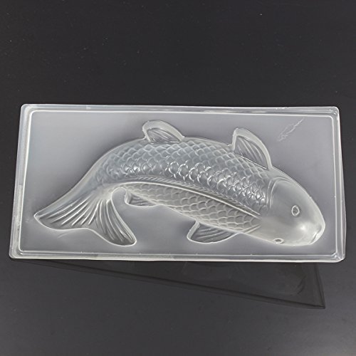 Bluelover Koi Fish 3D Mold Cake Chocolate Mould Jelly Sugar Craft Mold M N3