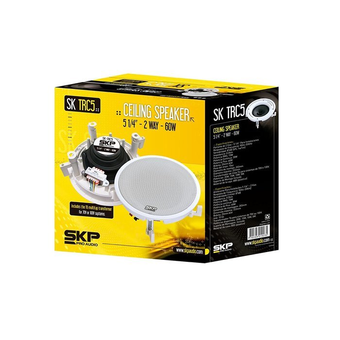 SKP Pro Audio SK-TRC5 In-Wall | Ceiling Speaker (60W) N5