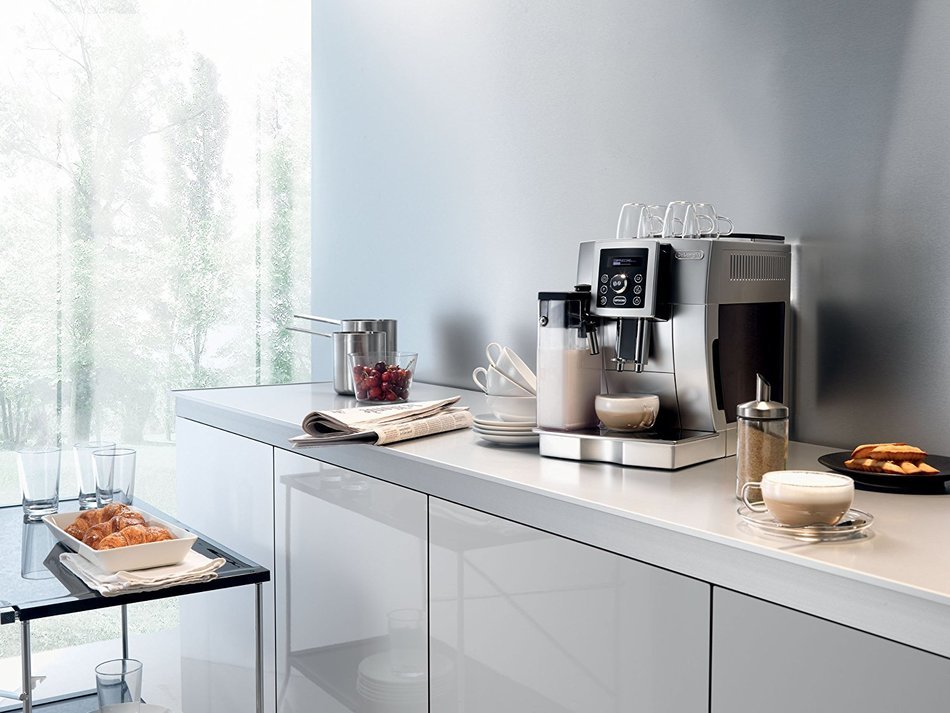 DeLonghi ECAM23450SL Superautomatic Espresso Machine, Silver N2